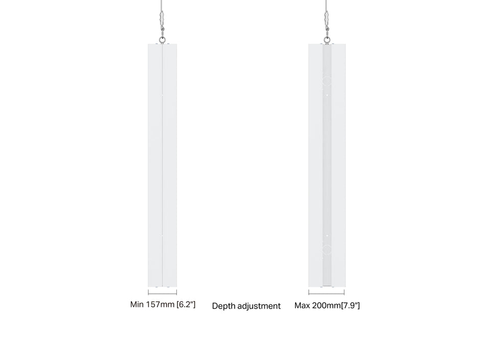 Multibrackets M Pro Series Enclosure 55" Wire Medium B2B White Signage Display Enclosures Multibrackets