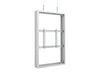 Multibrackets M Pro Series Enclosure 65" Wire Medium B2B White Signage Display Enclosures Multibrackets