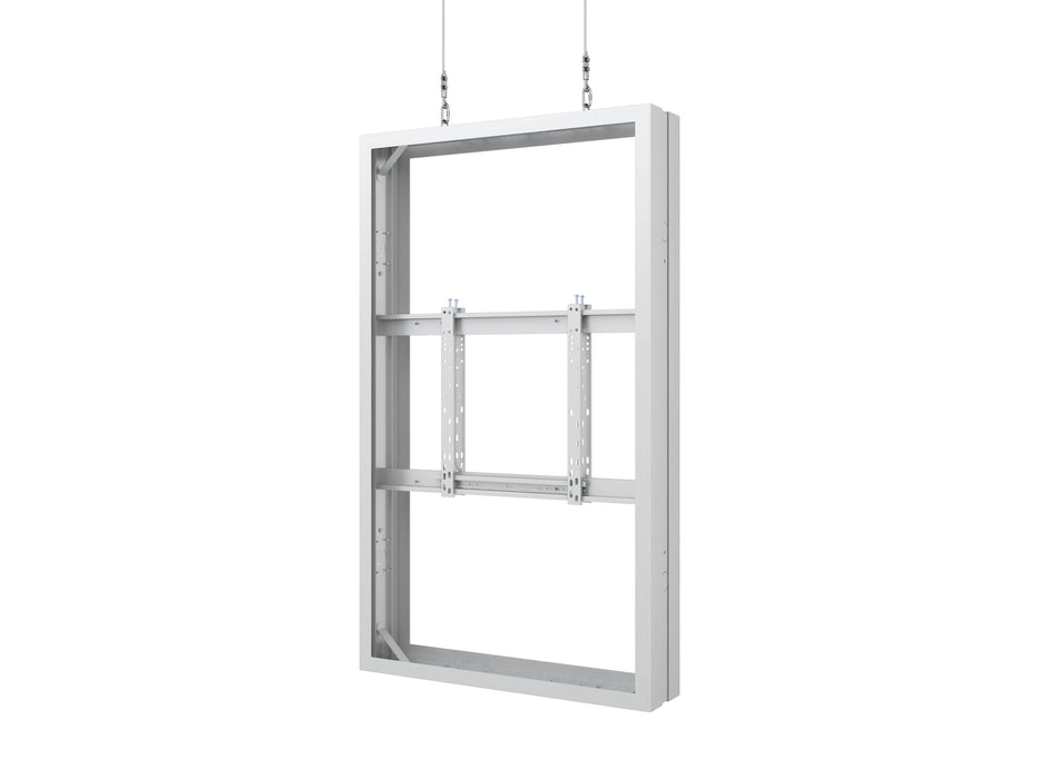 Multibrackets M Pro Series Enclosure 65" Wire Medium B2B White Signage Display Enclosures Multibrackets