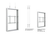 Multibrackets M Pro Series Enclosure 65" Wire Medium B2B White Signage Display Enclosures Multibrackets