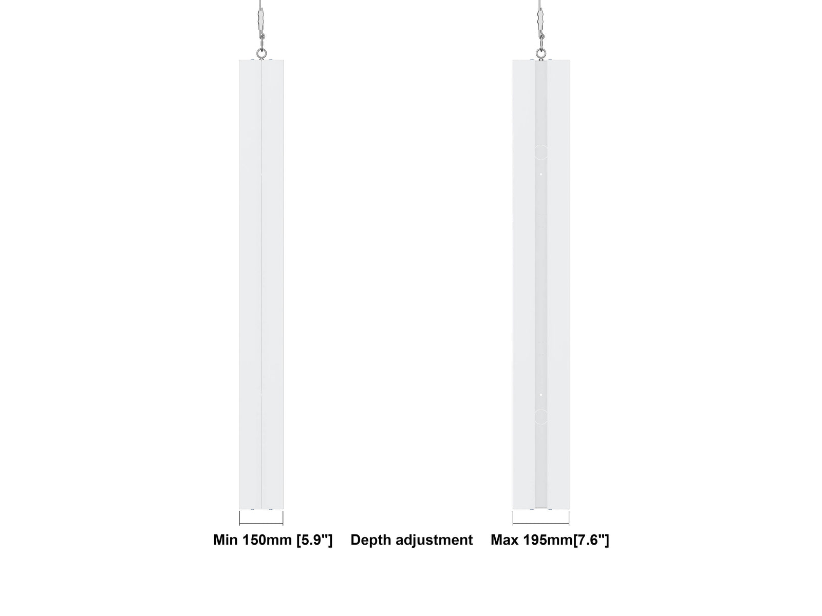 Multibrackets M Pro Series Enclosure 65" Wire Medium B2B White Signage Display Enclosures Multibrackets