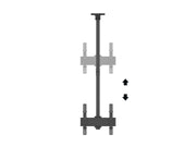 Multibrackets 32" - 65" 1.5m Pole Single Side Display Ceiling Mount Pro Ceiling Mount Bracket Multibrackets