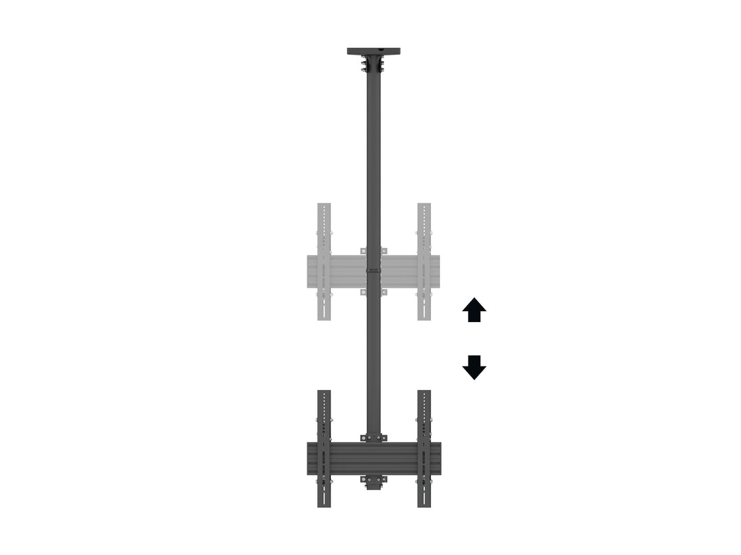 Multibrackets 32"-75" -1.5m Pole Back-To-Back Display Ceiling Mount Pro Ceiling Mount Bracket Multibrackets