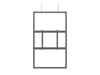 Multibrackets M Pro Series Enclosure 65" Wire Medium B2B Black Signage Display Enclosures Multibrackets