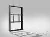 Multibrackets M Pro Series Enclosure 65" Wire Medium B2B Black Signage Display Enclosures Multibrackets