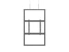 Multibrackets M Pro Series Enclosure 55" Wire Medium B2B Black Signage Display Enclosures Multibrackets