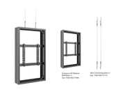 Multibrackets M Pro Series Enclosure 55" Wire Medium B2B Black Signage Display Enclosures Multibrackets