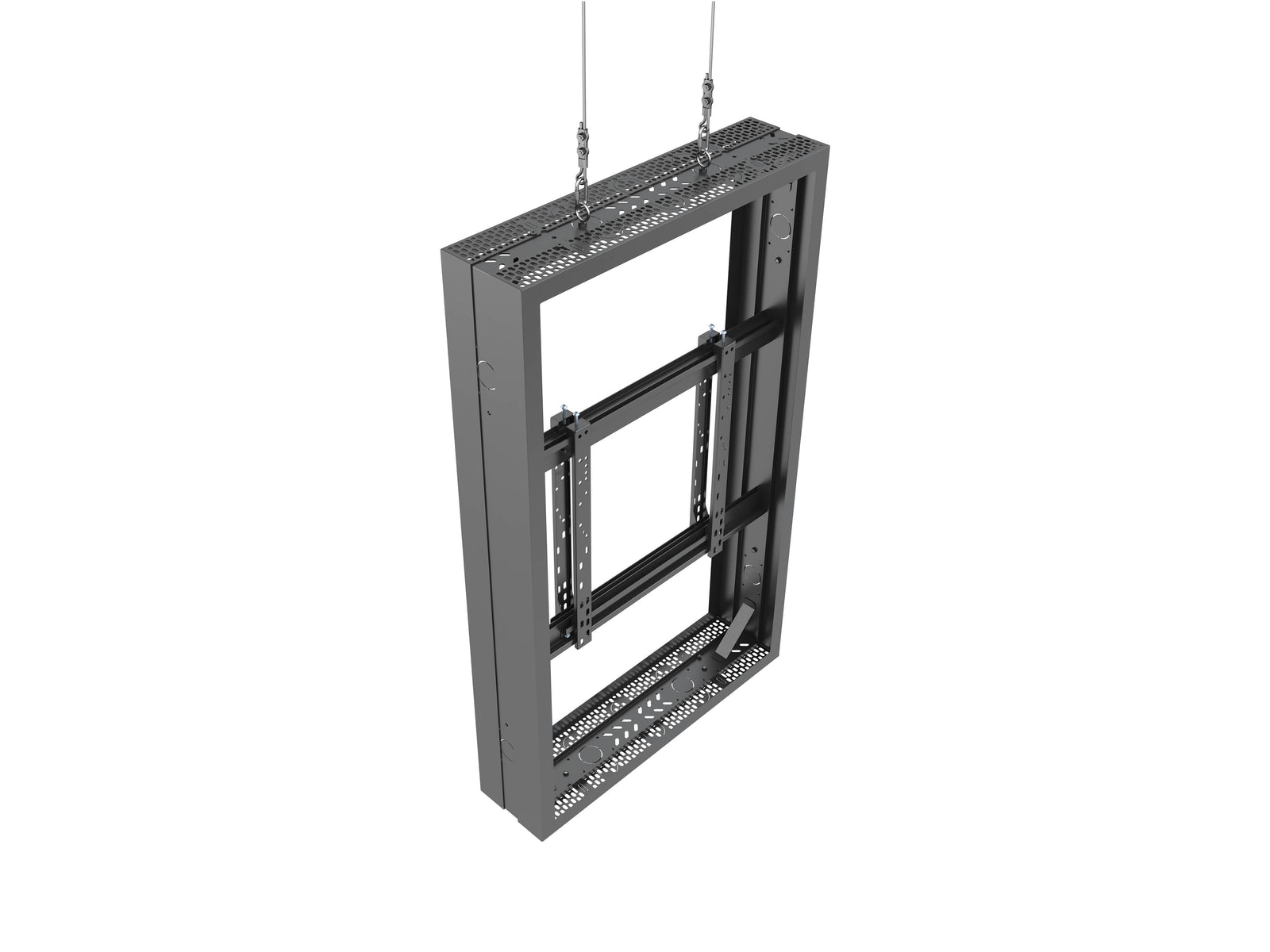 Multibrackets M Pro Series Enclosure 55" Wire Medium B2B Black Signage Display Enclosures Multibrackets