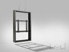Multibrackets M Pro Series Enclosure 55" Wire Medium B2B Black Signage Display Enclosures Multibrackets