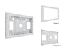 Multibrackets M Pro Series Enclosure QB13R & QB13R-T White Signage Display Enclosures Multibrackets