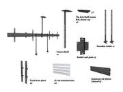 Multibrackets M Pro Series Collaboration Side by Side - 90" Wall Mount Bracket Multibrackets