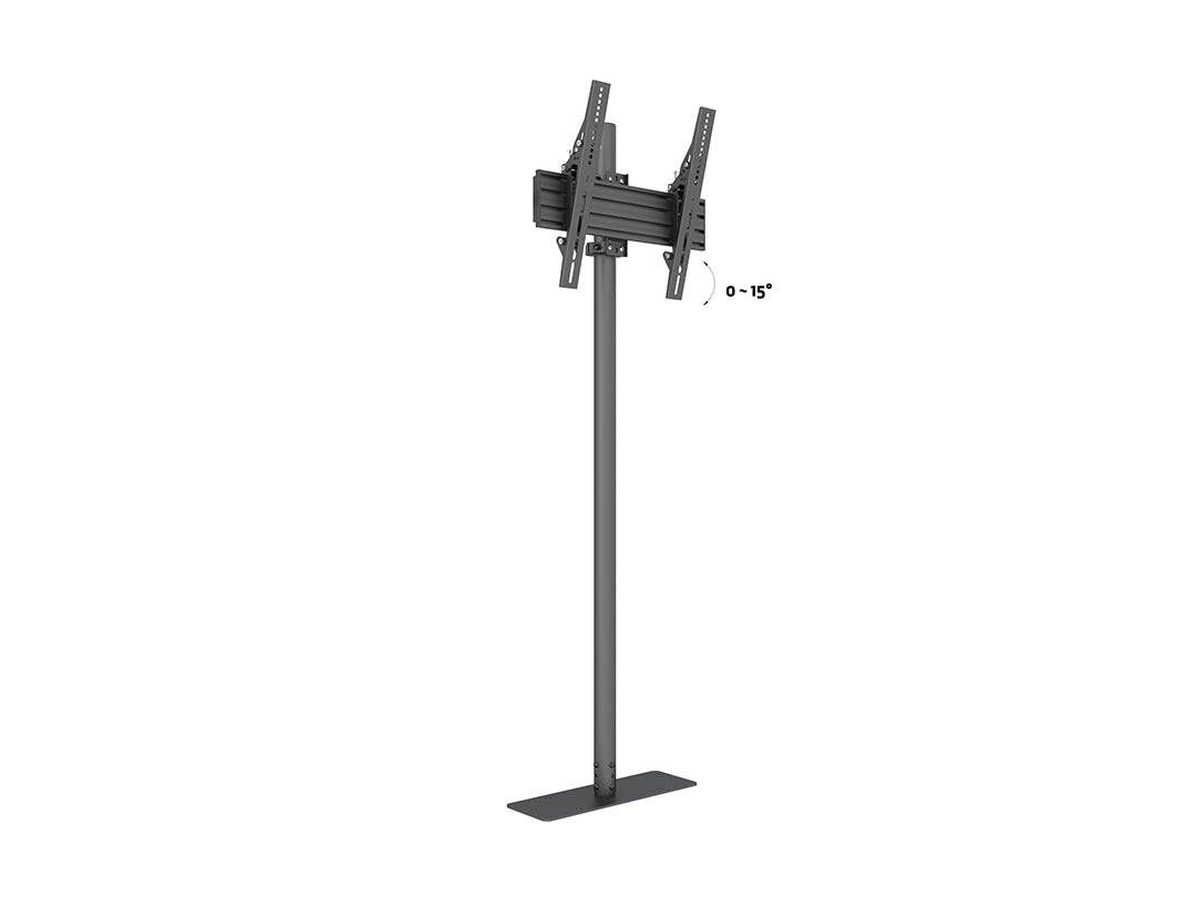 Multibrackets 32" - 65" Landscape / Portrait 1.5m Pole Floor Mount Pro Display Floor Stand Multibrackets
