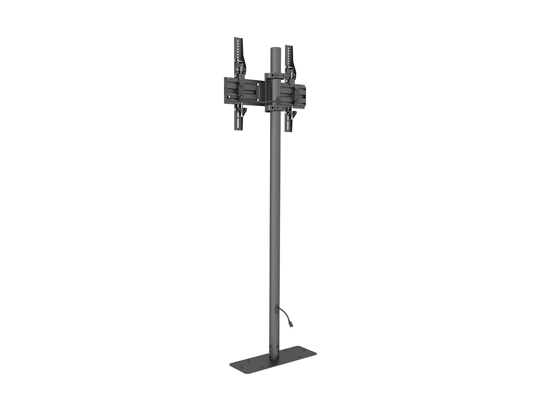 Multibrackets 32" - 65" Landscape / Portrait 1.5m Pole Floor Mount Pro Display Floor Stand Multibrackets
