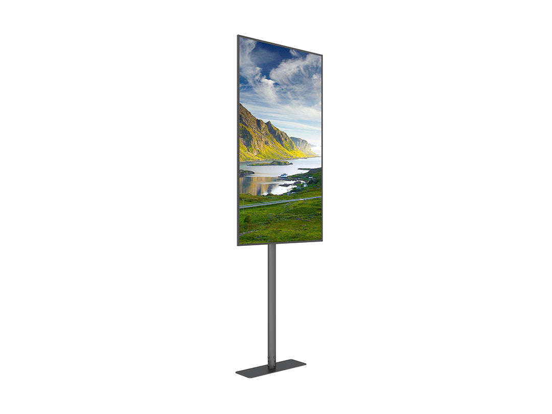 Multibrackets 32" - 65" Landscape / Portrait 1.5m Pole Floor Mount Pro Display Floor Stand Multibrackets