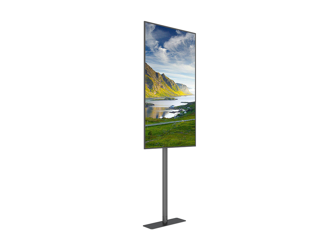 Fixed Text Display Fixed Floor Stands - Digital Signage Displays Floor Stand — Screen Moove