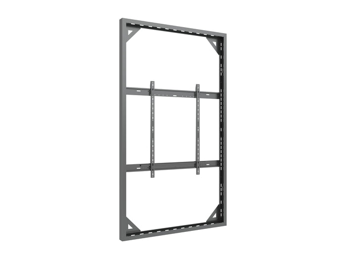 Multibrackets M Pro Series Enclosure 98" Wall Slaim Large Black Signage Display Enclosures Multibrackets