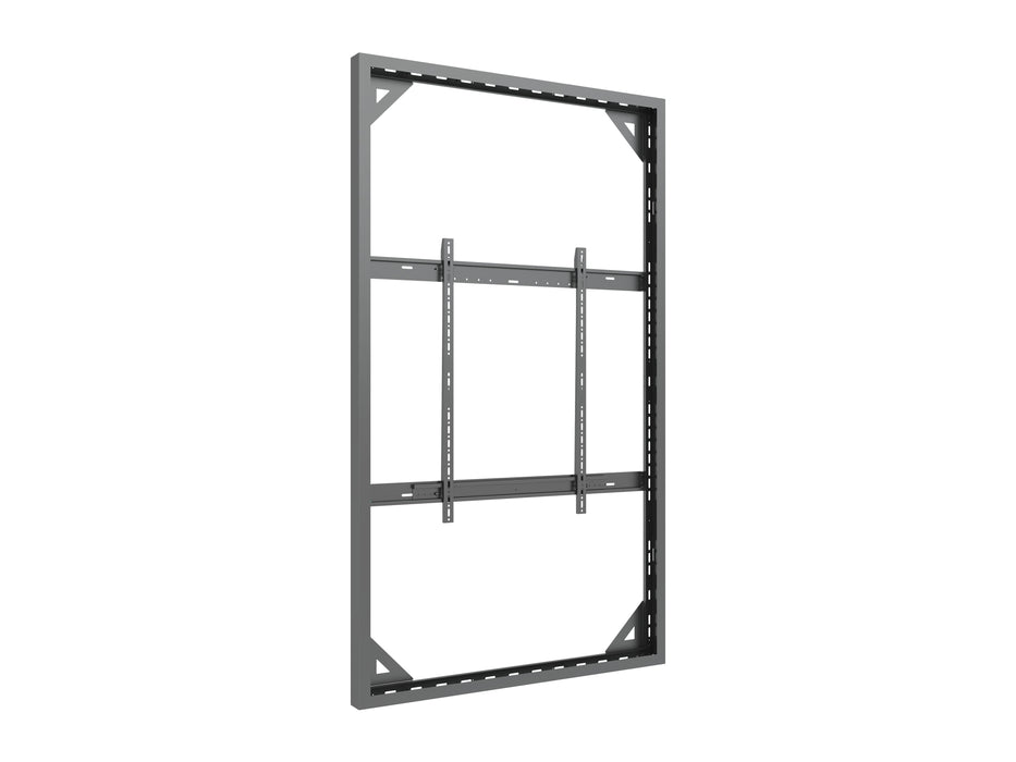 Multibrackets M Pro Series Enclosure 98" Wall Slaim Large Black Signage Display Enclosures Multibrackets