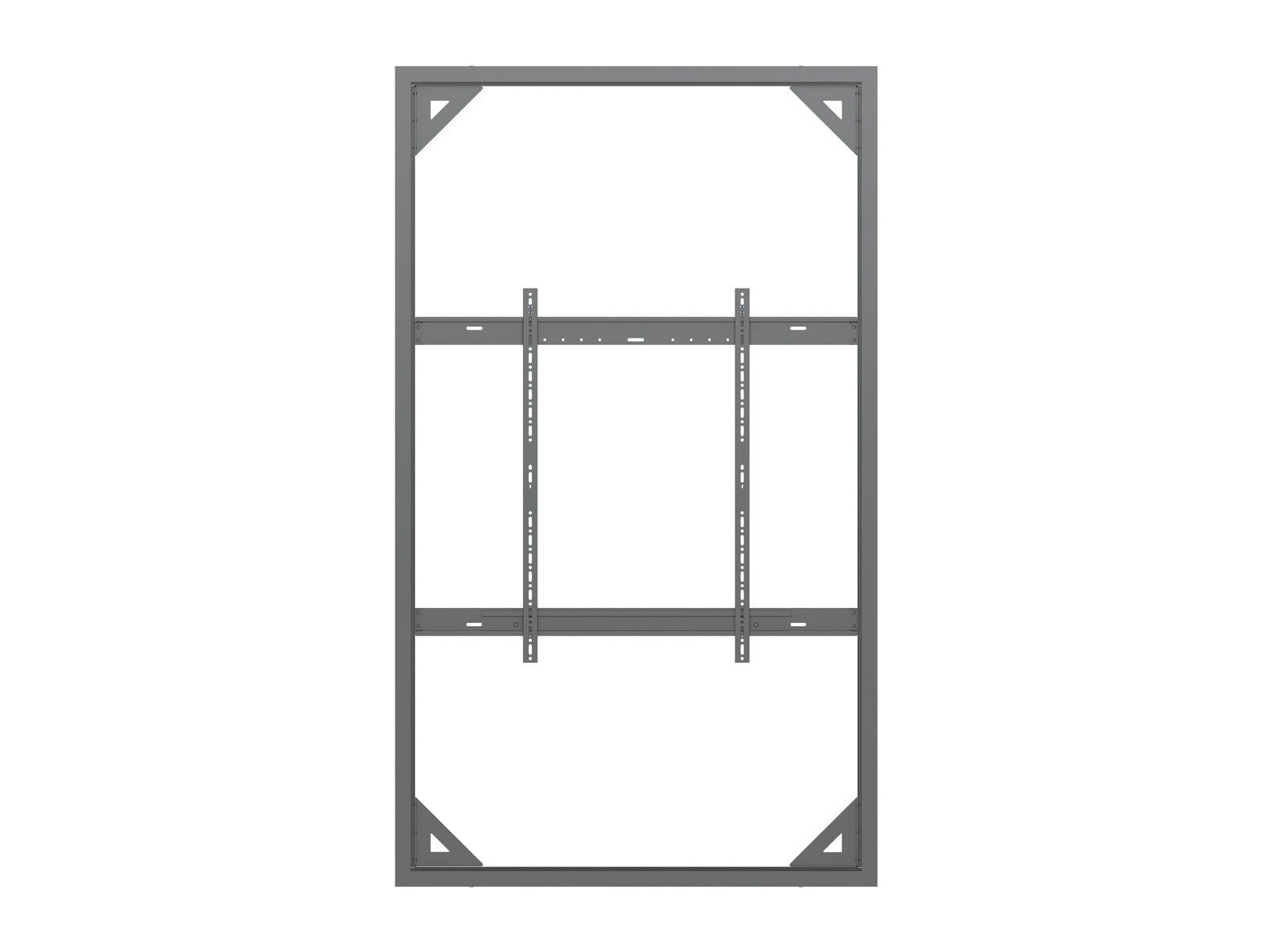 Multibrackets M Pro Series Enclosure 98" Wall Slaim Large Black Signage Display Enclosures Multibrackets