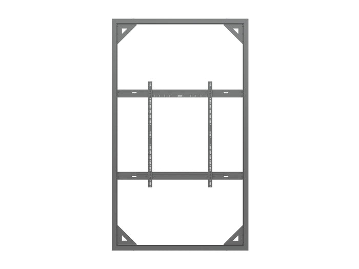 Multibrackets M Pro Series Enclosure 98" Wall Slaim Large Black Signage Display Enclosures Multibrackets