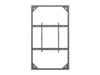 Multibrackets M Pro Series Enclosure 98" Wall Slaim Large Black Signage Display Enclosures Multibrackets