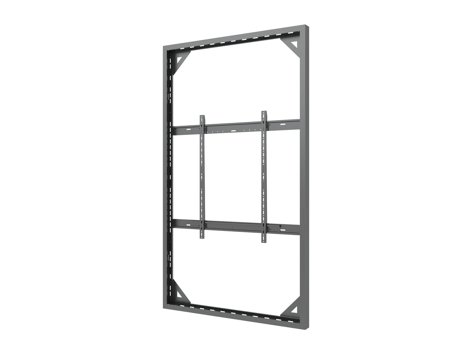 Multibrackets M Pro Series Enclosure 98" Wall Slaim Large Black Signage Display Enclosures Multibrackets