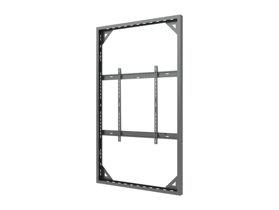 Multibrackets M Pro Series Enclosure 98" Wall Slaim Large Black Signage Display Enclosures Multibrackets