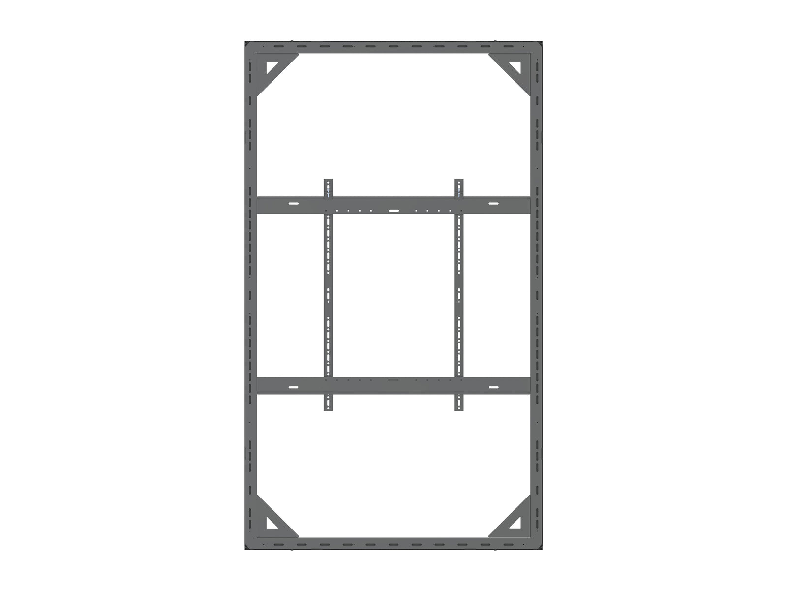 Multibrackets M Pro Series Enclosure 98" Wall Slaim Large Black Signage Display Enclosures Multibrackets