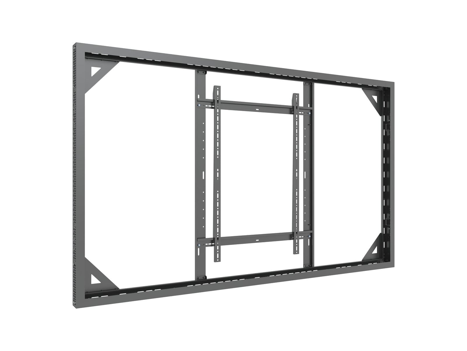 Multibrackets M Pro Series Enclosure 98" Wall Slaim Large Black Signage Display Enclosures Multibrackets