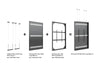 Multibrackets M Pro Series Enclosure 98" Wall Slaim Large Black Signage Display Enclosures Multibrackets