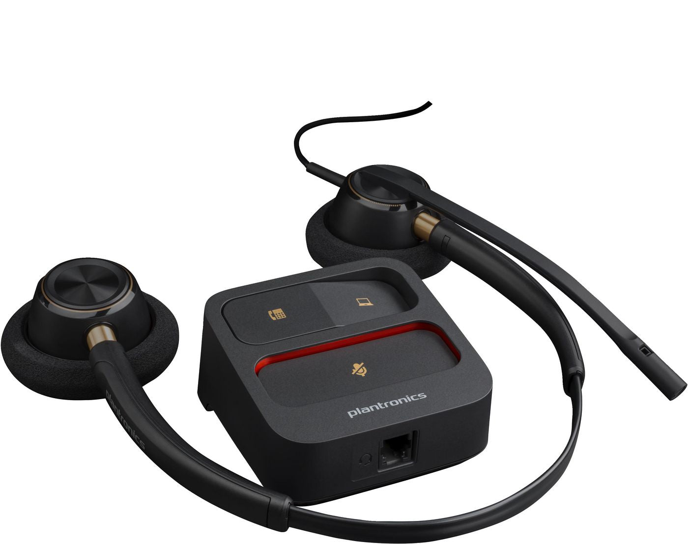 POLY EncorePro 520 Binaural Headset +Quick Disconnect | 89434-02 Headset Poly