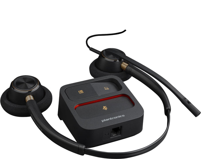 POLY EncorePro 520 Binaural Headset +Quick Disconnect | 89434-02 Headset Poly