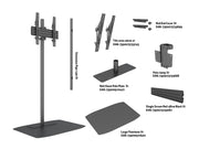 Multibrackets M Single Pole Floorstands Pro - (32"-65") Floor Stand Multibrackets