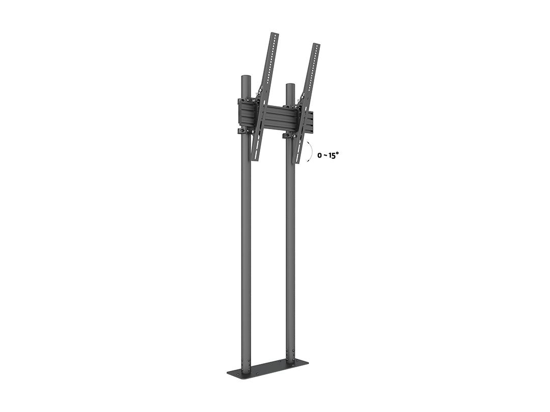 Multibrackets M Dual Pole Floormount Pro - (65"-90") Floor Stand Multibrackets