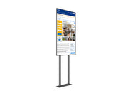 Multibrackets M Dual Pole Floormount Pro - (65"-90") Floor Stand Multibrackets