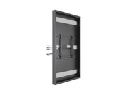 Multibrackets M Pro Series Enclosure 65" Column Large Black Signage Display Enclosures Multibrackets