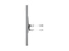 Multibrackets M Pro Series Enclosure 65" Column Large Black Signage Display Enclosures Multibrackets