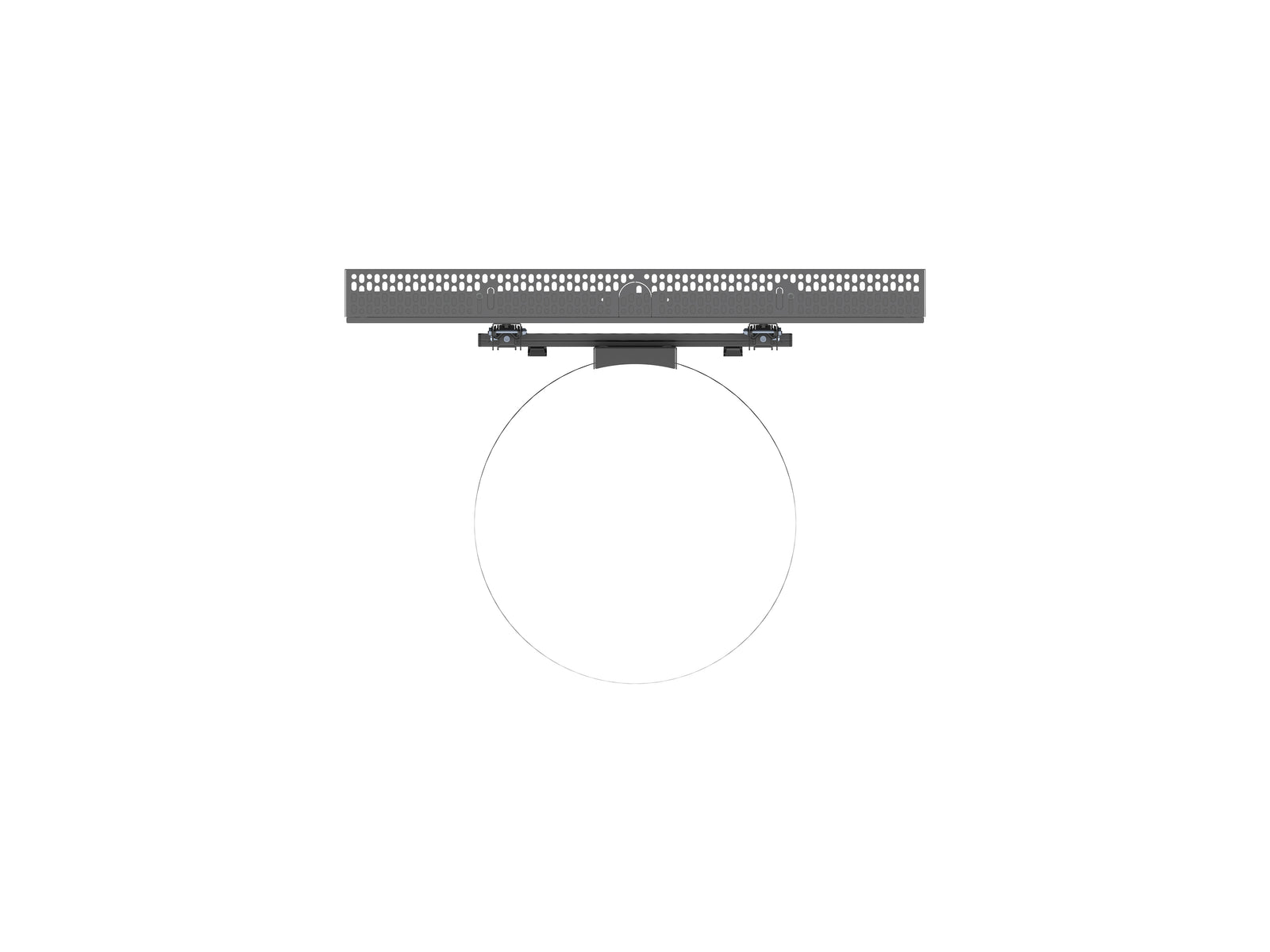 Multibrackets M Pro Series Enclosure 65" Column Large Black Signage Display Enclosures Multibrackets