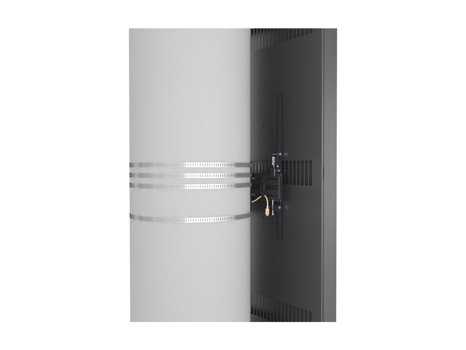 Multibrackets M Pro Series Enclosure 65" Column Large Black Signage Display Enclosures Multibrackets