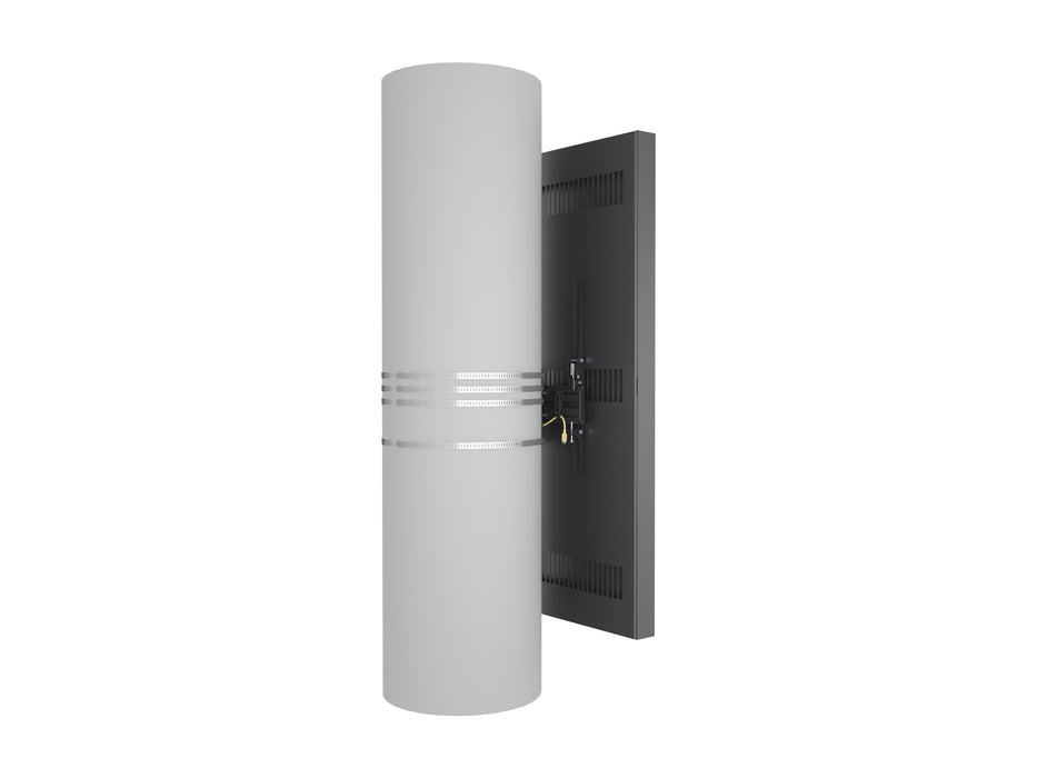 Multibrackets M Pro Series Enclosure 65" Column Large Black Signage Display Enclosures Multibrackets