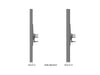 Multibrackets M Pro Series Enclosure 65" Column Large Black Signage Display Enclosures Multibrackets