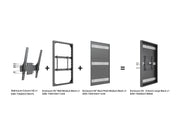 Multibrackets M Pro Series Enclosure 65" Column Large Black Signage Display Enclosures Multibrackets