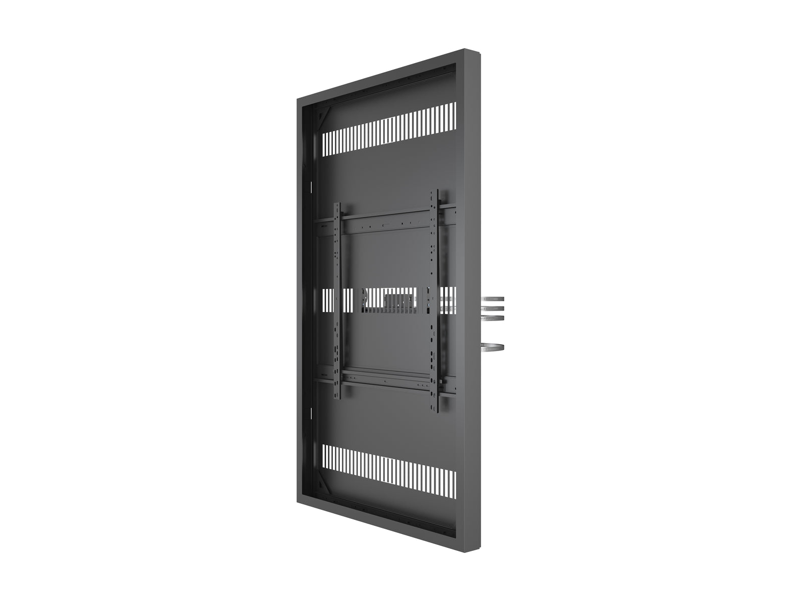 Multibrackets M Pro Series Enclosure 75" Column Large Black Signage Display Enclosures Multibrackets