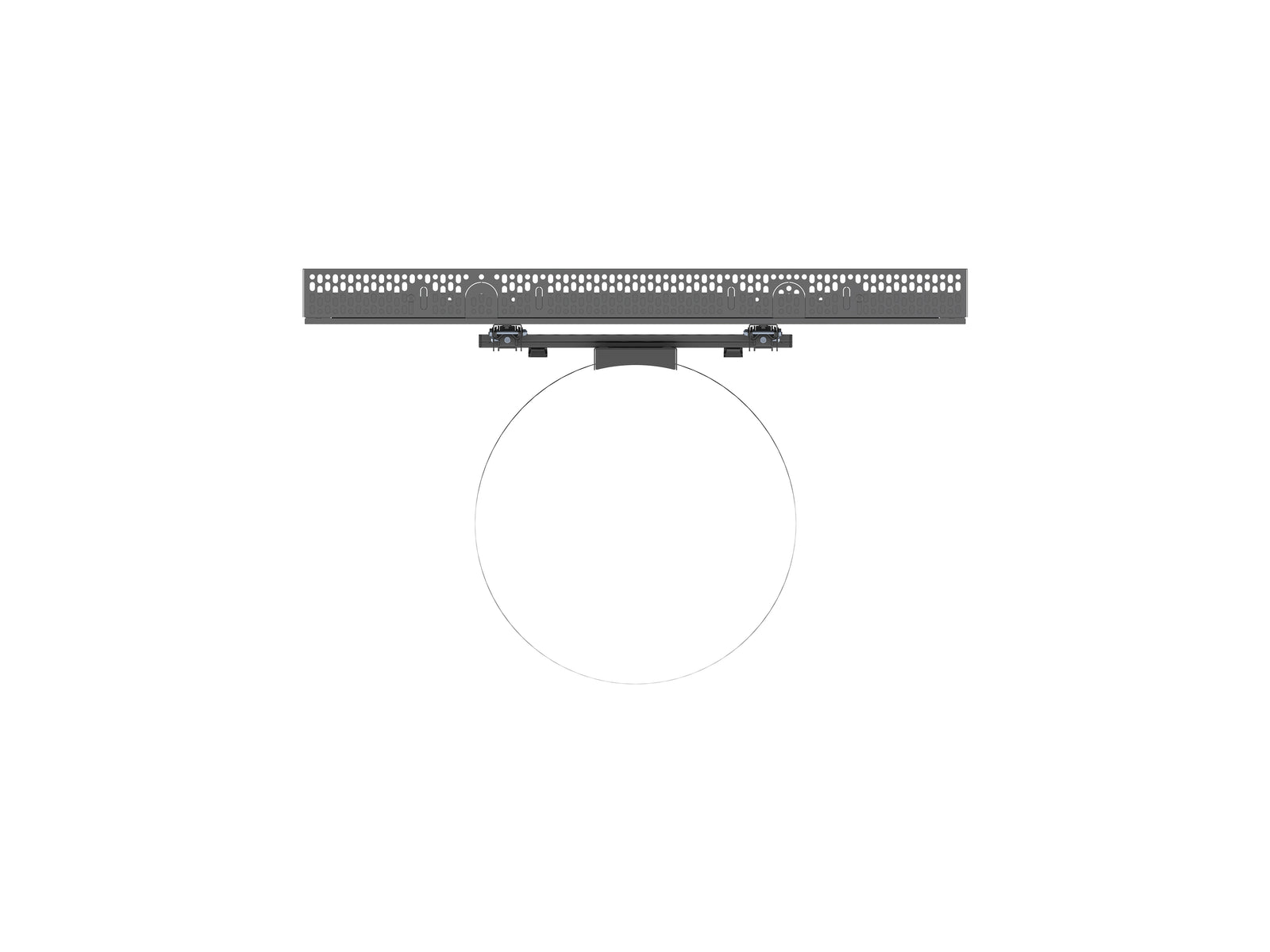Multibrackets M Pro Series Enclosure 75" Column Large Black Signage Display Enclosures Multibrackets