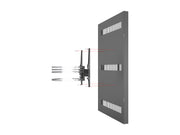 Multibrackets M Pro Series Enclosure 75" Column Large Black Signage Display Enclosures Multibrackets