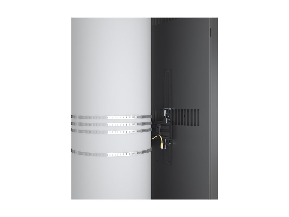 Multibrackets M Pro Series Enclosure 75" Column Large Black Signage Display Enclosures Multibrackets