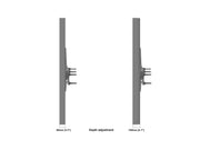 Multibrackets M Pro Series Enclosure 75" Column Large Black Signage Display Enclosures Multibrackets