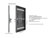 Multibrackets M Pro Series Enclosure 75" Column Large Black Signage Display Enclosures Multibrackets