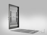 Multibrackets M Pro Series Enclosure 75" Column Large Black Signage Display Enclosures Multibrackets