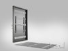 Multibrackets M Pro Series Enclosure 75" Column Large Black Signage Display Enclosures Multibrackets
