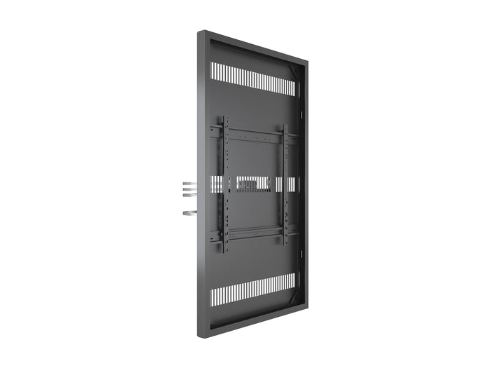 Multibrackets M Pro Series Enclosure 75" Column Slim Large Black Signage Display Enclosures Multibrackets